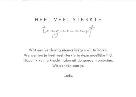 Sterkte kaart winterse natuur foto van planten in sneeuw 3