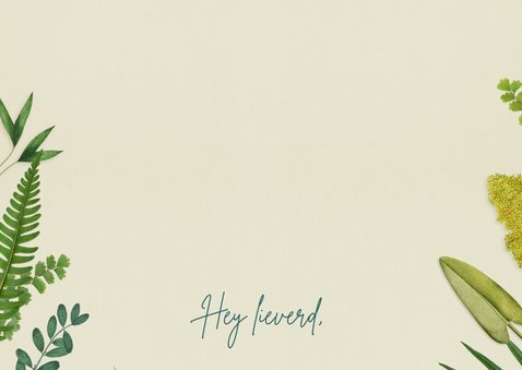Sterkte thinking of you kaart planten en bloemencollage 2