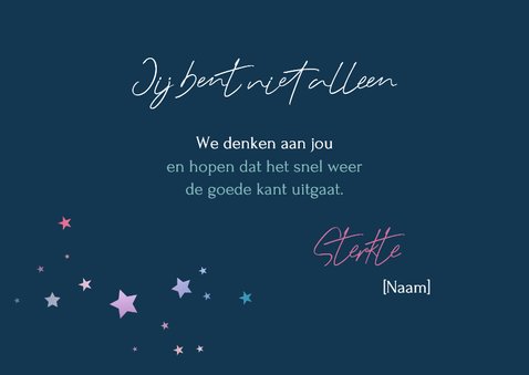 Sterkte wij denken aan jou je bent niet alleen 3