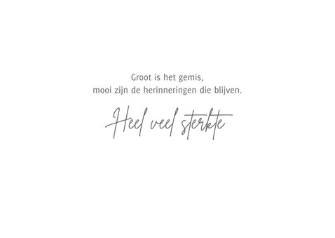 Sterktekaart lichtblauw lelie schets 3