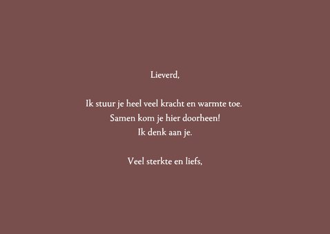 Sterktekaart met bloemenrand 3