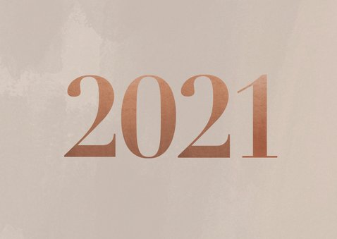 Stijlvol en zakelijk 2021 nieuwjaarskaart met foto's 2