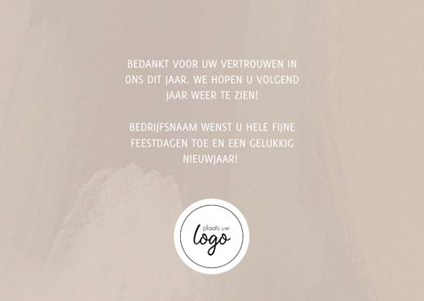 Stijlvol en zakelijk 2021 nieuwjaarskaart met foto's 3