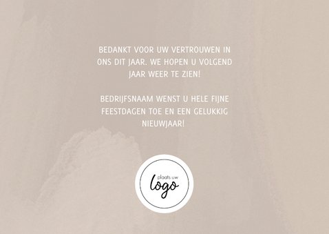 Stijlvol en zakelijk 2023 nieuwjaarskaart met foto's 3