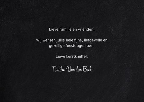 Stijlvolle fotocollage nieuwjaarskaart met zwart/wit foto's 3