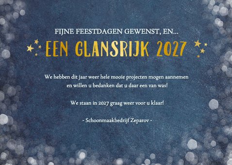 Stijlvolle fotocollage zakelijke kerstkaart met 3 foto's  3