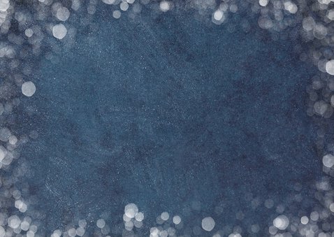 Stijlvolle fotocollage zakelijke kerstkaart met 3 foto's Achterkant