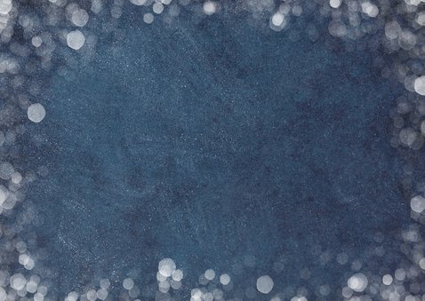 Stijlvolle fotocollage zakelijke kerstkaart met 3 foto's Achterkant