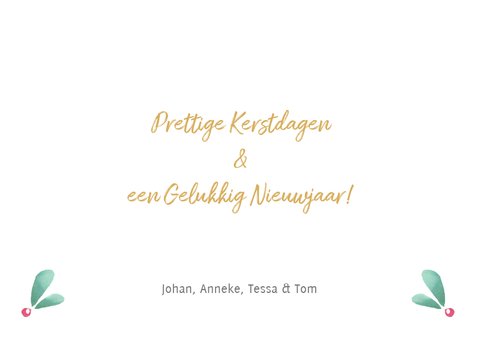 Stijlvolle kerstkaart 2020 kerst takje 3