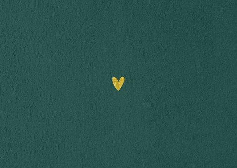 Stijlvolle, klassieke save the date kaart velvet goud Achterkant