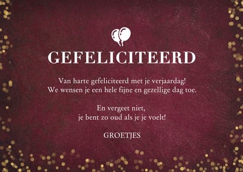 Stijlvolle verjaardagskaart 50 jaar - oud of vintage? 3