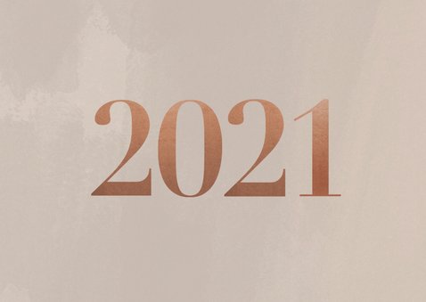 Stijlvolle zakelijke kerstkaart met fotocollage, logo & 2021 2