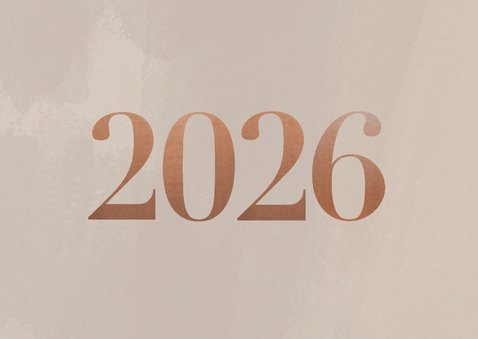 Stijlvolle zakelijke kerstkaart met fotocollage, logo & 2026 2