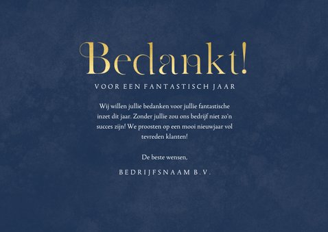 Stijlvolle zakelijke kerstkaart met typografie en foto 3