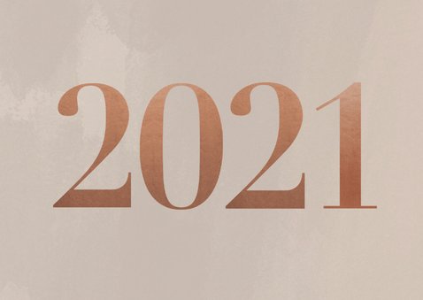 Stijlvolle zakelijke nieuwjaarskaart 2021 en 2 foto's 2