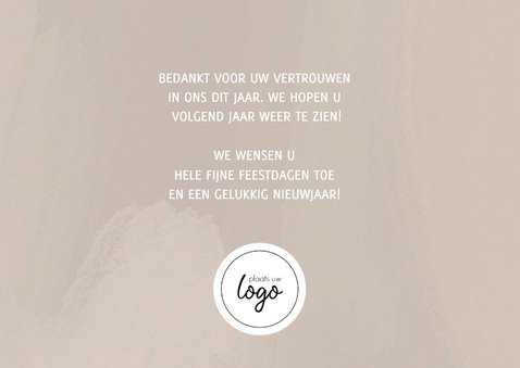 Stijlvolle zakelijke nieuwjaarskaart 2026 en 2 foto's 3