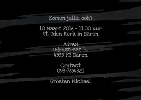 Stoere Communiekaart - BK 3