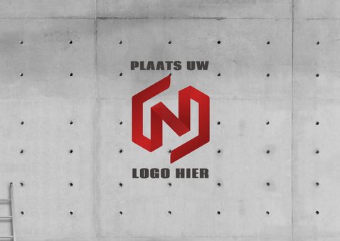 Stoere zakelijke 'Happy 2020' met neon en eigen logo 2