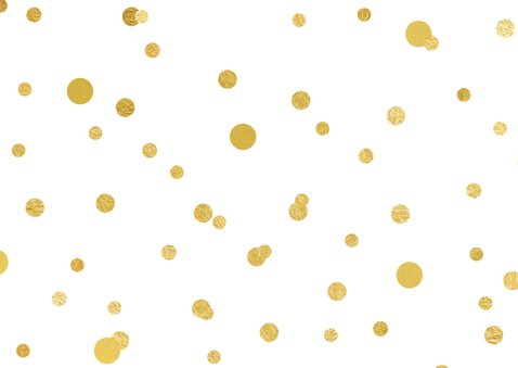 Succes examen ballon goud confetti 2