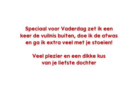 Tegoedbon voor papa 3