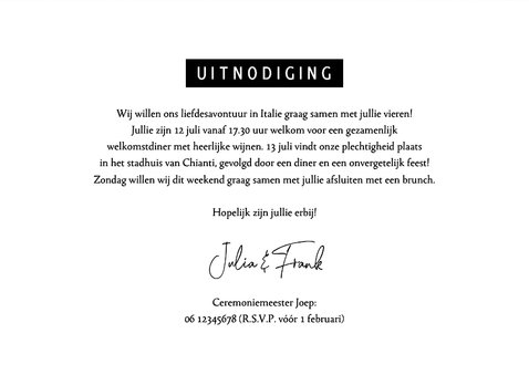 Ticket trouwkaart buitenland landkaart kraftlook 3