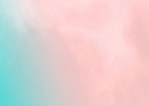 Trendy geboortekaartje met turquoise roze overgang 2