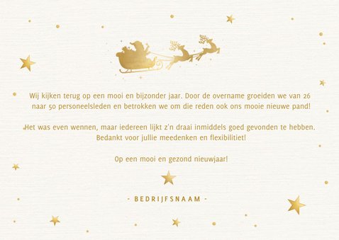 Trendy zakelijke kerstkaart oh deer what a year 3