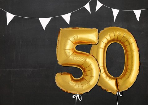 Uitnodiging 50 jaar Ballon goud 2