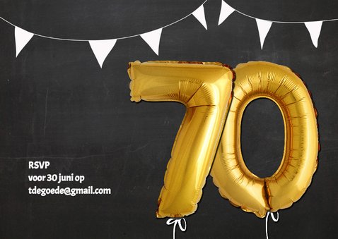 Uitnodiging 70 jaar Ballon - SG 2