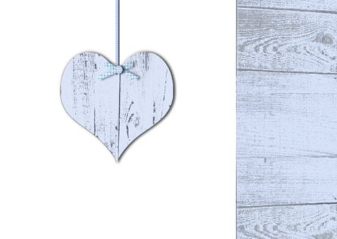 uitnodiging babyshower jongen hart 2
