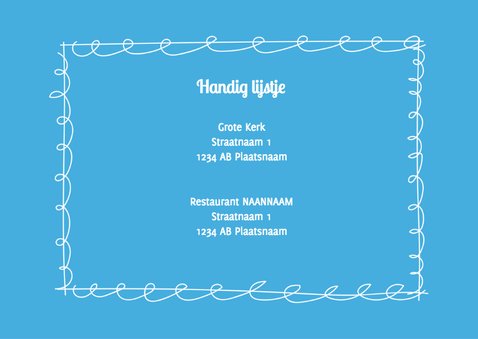 Uitnodiging Communie foto's - DH 2