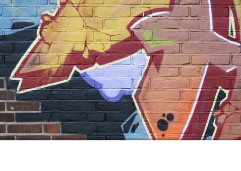 Uitnodiging feest graffiti muur man jongen 2