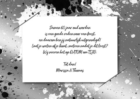 Uitnodiging fotostapel modern A 3