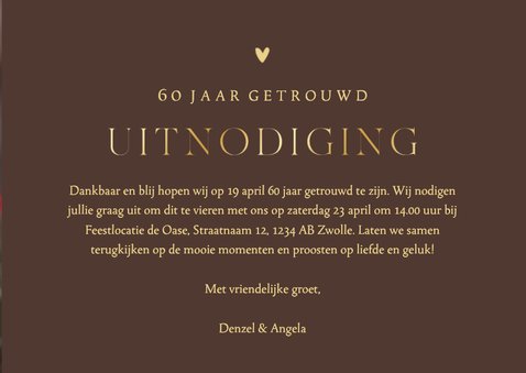 Uitnodiging jubileum 1966 2026 grote foto met goudfolie 3
