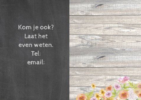 uitnodiging jubileum schoolbord 3