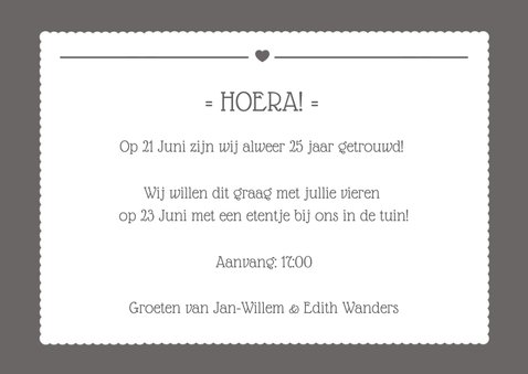 Uitnodiging Jubileum Tekstvlak 3