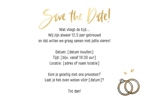 Uitnodiging jubileumfeest cartoon humor proost feestje 3