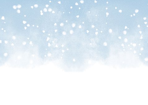 Uitnodiging kerstborrel met waterverf en sneeuw 2