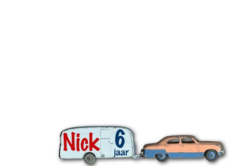 uitnodiging kinderfeest mannenkaart auto 3