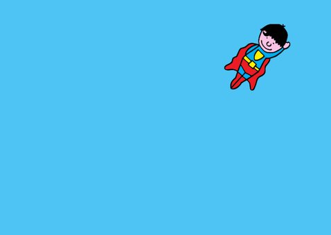 uitnodiging kinderfeest superman 2