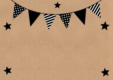 Uitnodiging kinderfeestje slinger kraft 2