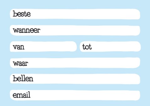 Uitnodiging Kinderfeestje Zwem 3