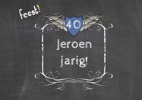 uitnodiging schoolbord motor 2