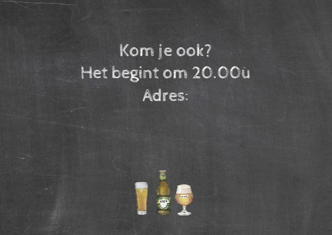 uitnodiging schoolbord motor 3