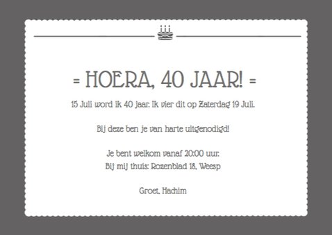 Uitnodiging verjaardagen feestje 3