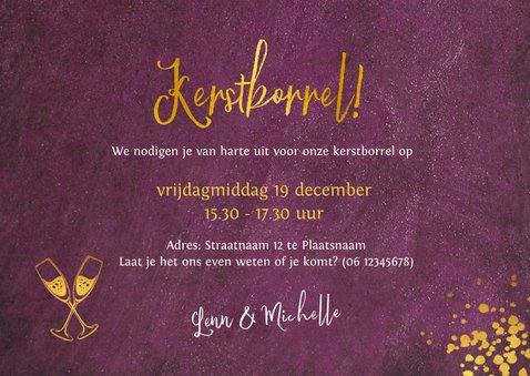 Uitnodiging voor jouw kerstborrel 3