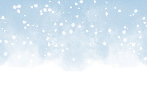 Uitnodiging voor kerstborrel met waterverf en sneeuw 2