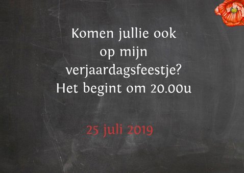 Uitnodiging wegwijzer klaprozen 2