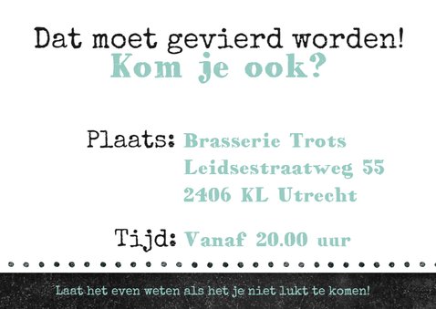 uitnodiging zwart stempel uitnodiging 3