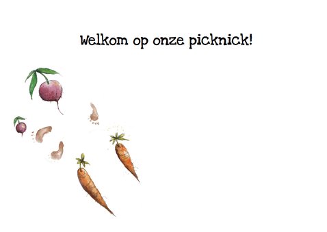 Uitnodigingen: Welkom op onze picknick! 3